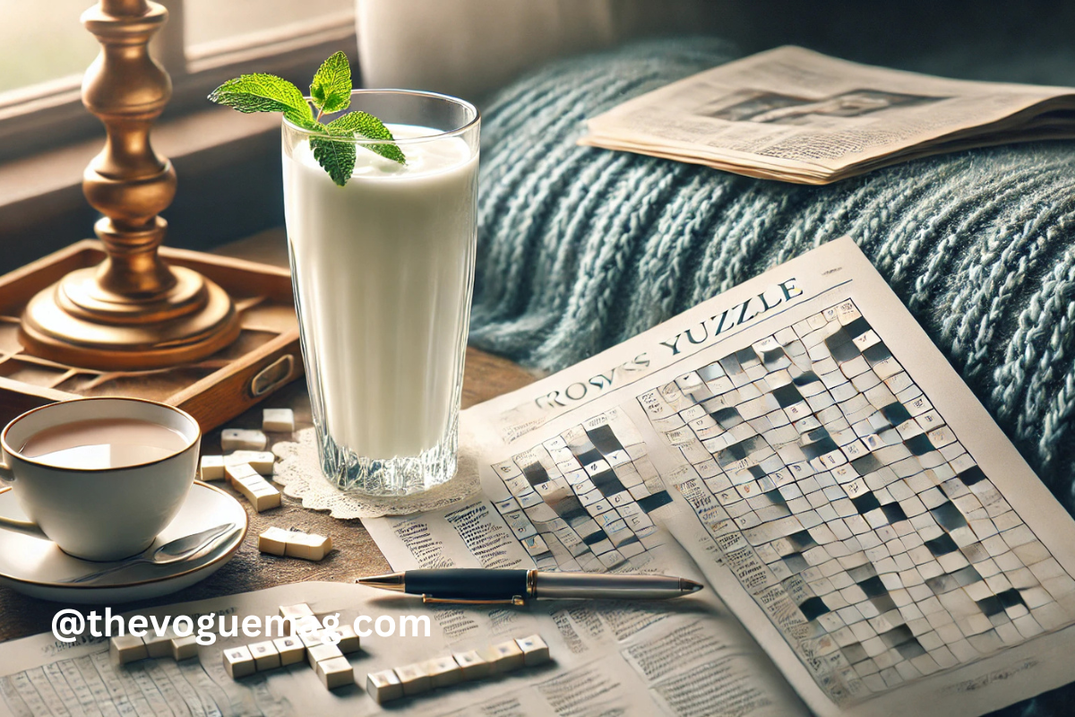cold yogurt drink crossword