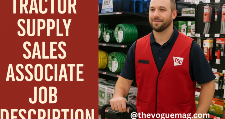 tractor supply sales associate job description