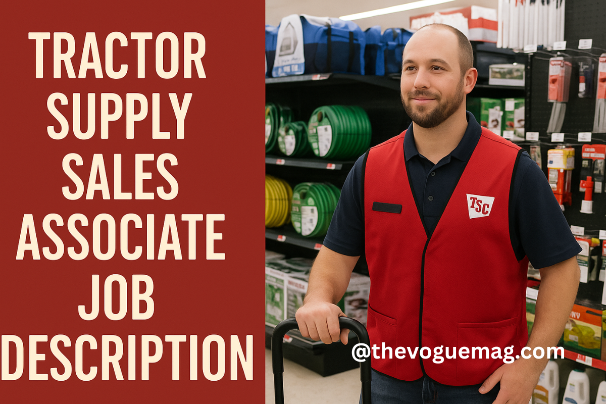 tractor supply sales associate job description