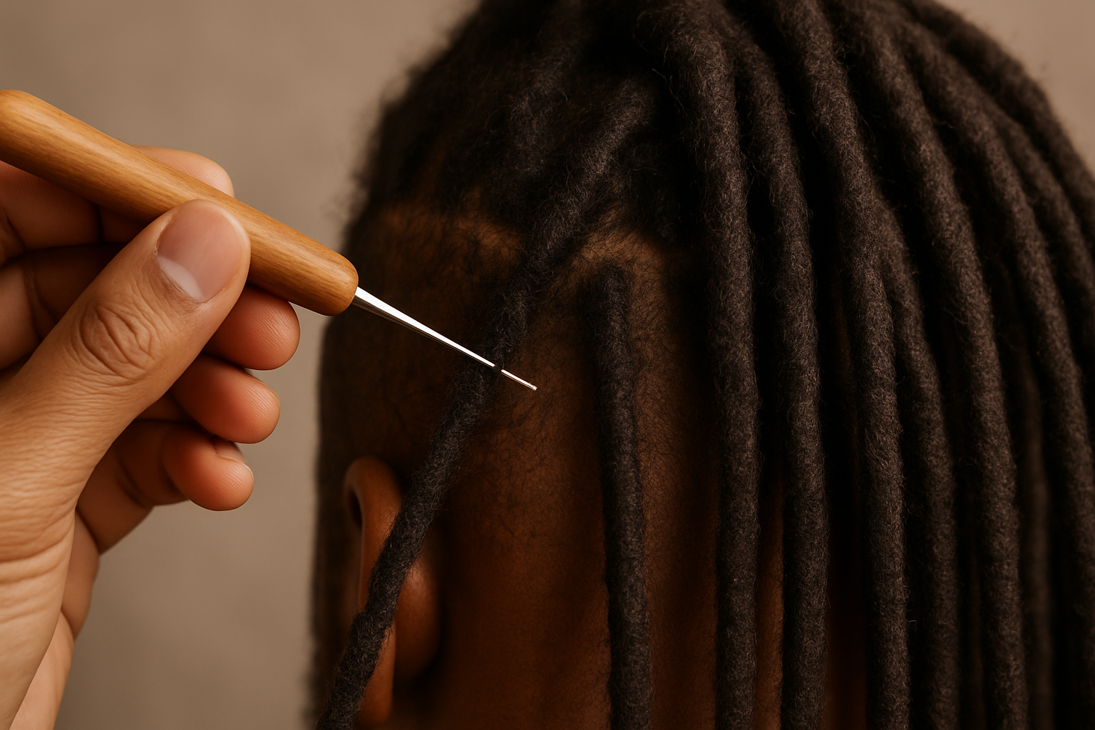 dreadlock crochet hook